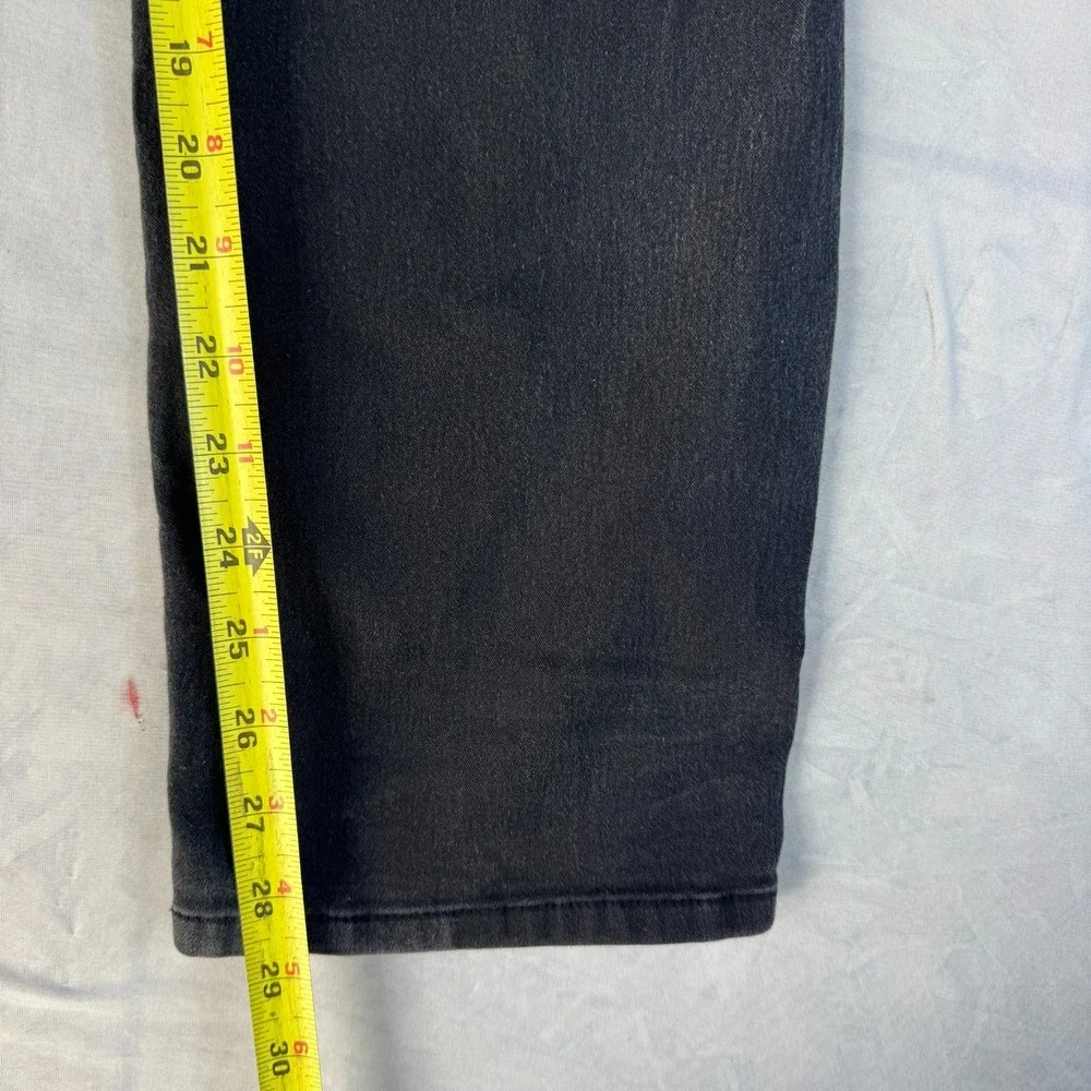 G-Fried Mens Dark Wash Black Stretch Denim Slim Fit Straight Jeans Size 38x32
